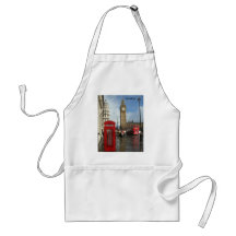 London Phone box & Big Ben (St.K) Apron