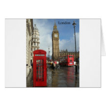 London Phone box & Big Ben (St.K) Card