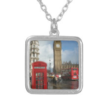 London Phone box & Big Ben (St.K) Pendants