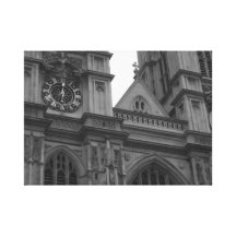 London sightseeing stretched canvas print