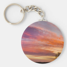 Lonesome_Tree_Sunrise.jpg Key Chain