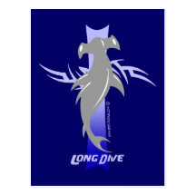 Long Dive: Hammerhead Postcard