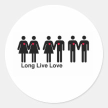 Long Live Love Stickers