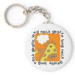 Long Neck Giraffe Tshirts and Gifts Key Chain