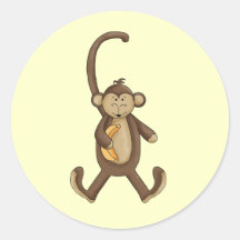 Long Tailed Monkey Sticker