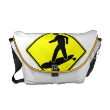 Longboard Crossing Courier Bag