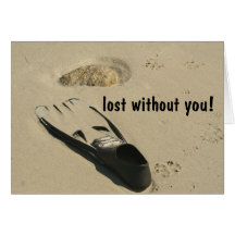 longing greeting card