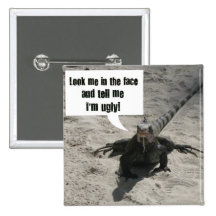 Look me in the face... pinback buttons