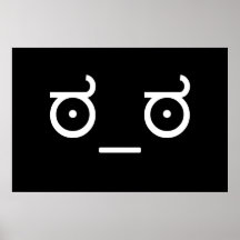 Look of Disapproval. Poster