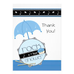 Look out world, here I drum! BabyShower Thank You Personalised Announcement