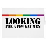 Looking for a few gay men greeting card