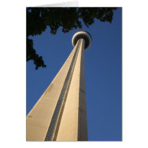 Looking Up the CN Tower Greeting Cards