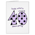 looks who's 40 birthday card