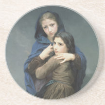 L'Orage (The Storm) William-Adolphe Bouguereau Coaster