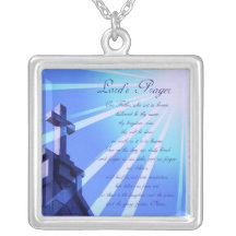 Lord's Prayer Design Necklace