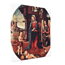 Lorenzo de Medici - The Nativity Scene Canvas Print