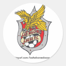 Los Halcones Locos FC Stickers - Round