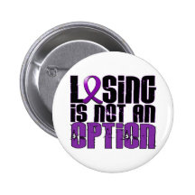Losing Is Not An Option Crohn's Disease Button
