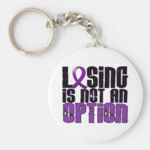 Losing Is Not An Option Crohn's Disease Key Chain