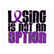 Losing Is Not An Option Crohn's Disease Post Card