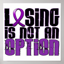 Losing Is Not An Option Crohn's Disease Posters