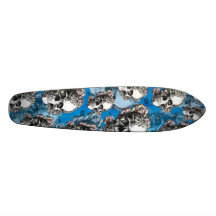 Lost at sea, Classic PJ skull board. Skate Board