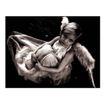 Lost Baby Angel Post Card