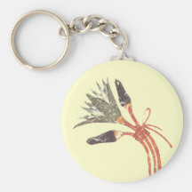 Lotus Flower & Buds Key Chain