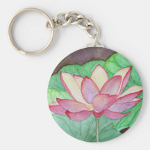 Lotus Flower Keychain