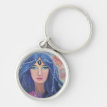 Lotus Mermaid - Keychain - By Susan Rodio Art