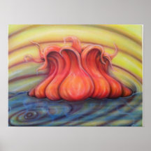 Lotus Swirl Posters