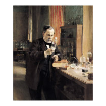 Louis Pasteur  in his Laboratory, 1885 posters