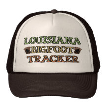 Louisiana Bigfoot Tracker Mesh Hats