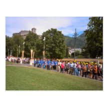 Lourdes, Procession of the sick, Rosary Square, Postcards