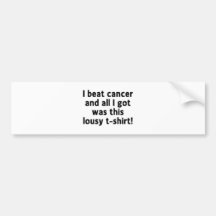 Lousy Tshirt Bumper Sticker