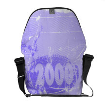 Love 2000 - Purple vintage retro - Messenger Bags
