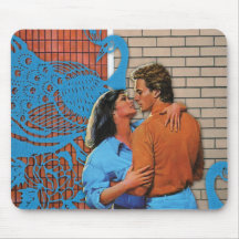 love at the bowling alley mouse mat
