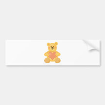 Love Bear Bumper Stickers