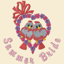Love Birds - Summer Bride embroidered shirts