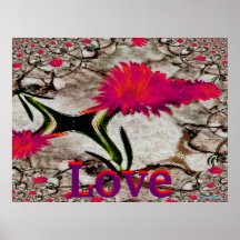 Love Blooming Earth Poster-Customise