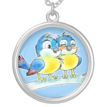 Love bluebirds custom jewelry