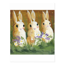 love bunnies postcards