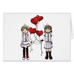 Love by a String Greeting Cards