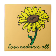 Love can overcome any obstacle tile