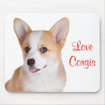 Love Corgis Mousepad