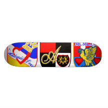 Love CrestS Skateboard Deck
