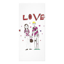 Love Customized Rack Card