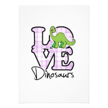 Love Dinosaurs Personalized Invitations