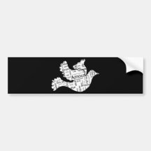 Love Dove Bumper Sticker