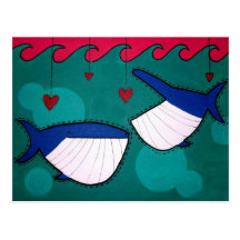 Love Fishing Postcard